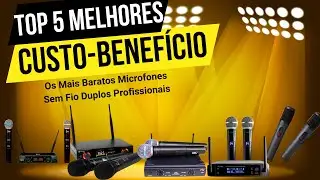 👉 5 Melhores Microfones Sem Fio Duplos Custo-Benef&iacute;cio 2025 para Igrejas,Karaok&ecirc;s e Eventos! 🎤