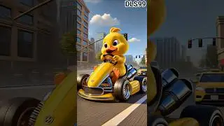 Cute Duck Buys a Go-Kart 😱🦆🚗 | AI Duck Shorts | DLS 99 #ai #shortvideo #duck #shortsfeed