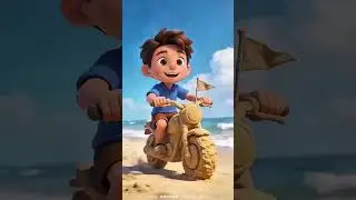 Poor Kid Wants to Ride Bike 😢 | Funny Cartoon Story | Kids Short