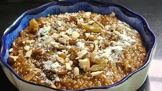 Bohras Traditional Thuli Recipe | Meetha Dalia Recipe | Sweet jaggery Oats Recipe