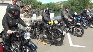 2. Treffen belgischer Motorräder 2019 in Freyburg (Gillet, Sarolea, FN)