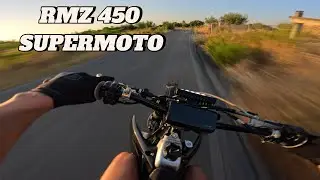 LETS RIDE ON THE RMZ 450 SUPERMOTO [RAW SOUND]