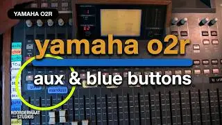 YAMAHA O2R - AUXILIARY - BLUE BUTTONS -NOORDERMAATSTUDIOS