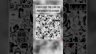 anime manga STICKERS set | link in bio | #anime #manga #stickerset  #stickers