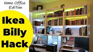 Ikea BILLY Bookcase Hack | Home Office Edition