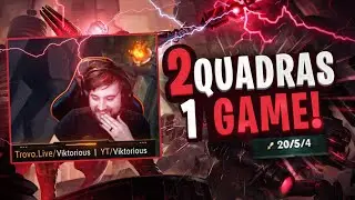 2 QUADRAS 1 GAME!! | S11 INSANE VIKTOR HIGHLIGHTS!