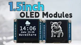 OLED Display Module: 128&times;128 pixels, 1.5