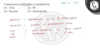 Contraction in gall bladder is stimulated by:....