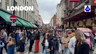London Summer Walk 🇬🇧 West End, SOHO to Piccadilly Circus | Central London Walking Tour [4K HDR]