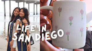 pottery and painting with my friends! | work, memorial day, journaling