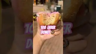 100 LAYER DONUT 🍩! Five daughters bakery donuts #donuts #cronut #bakery #alpharetta #shorts #sweet