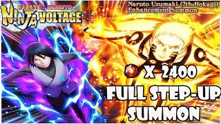 NARUTO 7th HOKAGE REREKIT | FULL STEP UP SUMMON | NXB NV | NARUTO x BORUTO NINJA VOLTAGE
