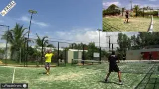 Enchainements padel pour un joueur de gauche