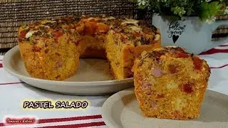 PASTEL SALADO SIN HORNO PARA NAVIDAD F&Aacute;CIL Y CON MUCHO SABOR