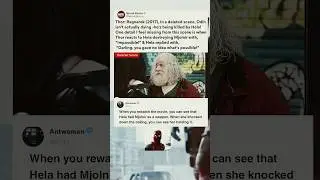 In Thor: Ragnarok (2017), Hela vs. Odin: Death of Odin