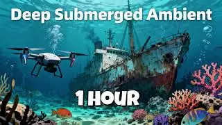 Underwater Drone &ndash; Deep Submerged Ambient (1 Hour) | Deep Drones & Floating Underwater Atmosphere