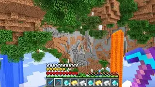 Minecraft UHC but the world is UPSIDE DOWN...