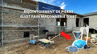 Quelle jointoyeuse choisir ? ELIOT FAIN ma&ccedil;onnerie d'art et sa jointoyeuse &eacute;lectrique PALOMA ACF