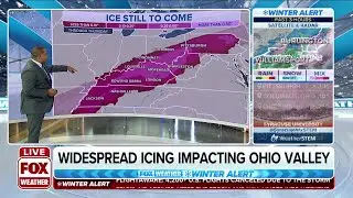 Winter Storm Producing Widespread Icing Through The Ohio Valley