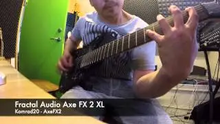 Mesa Boogie Dual Rectifier vs Axe FX2 XL