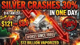 SILVER CRASHES 30% IN ONE DAY | Worst Selloff Since 1980 - What Just Happened?
