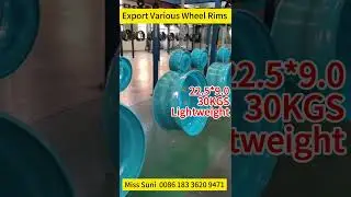 22.5*9.0 blue rims， Lightweight, sleek, and powerful~ #qualityfirst  #steelwheels #steelstripswheels