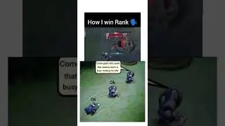 This is how i win Rank 😂 #mobilelegends #roadtomythic #mlbb #mlbbfunnymoment
