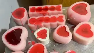 Acompáñame a hacer velas de molde amor y amistad 