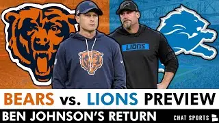 Bears vs. Lions Preview, Injury News, Score Prediction: Ben Johnson&rsquo;s Return To Detroit | NFL Week 2