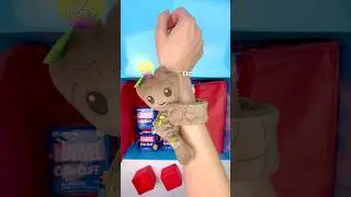 Marvel Cutie Cuffs 🤎❤️💙 #gifted&bull;&bull;#marvel #cutiecuff #groot #spiderman #sensory #asmr