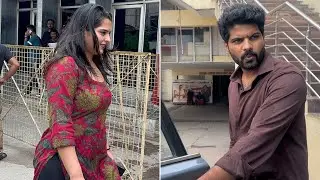 Ustaad Movie Heroine Kavya kalyanram Funny Moment | Ustaad Movie Team At Sudharshan Theatre