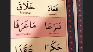 Learning Quran for beginners: Practicing letters with fathas