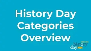 History Day Categories Overview