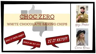 KETO PRODUCT REVIEW! CHOC ZERO: White Chocolate Baking Chips - are they keto?! Do they taste good?!