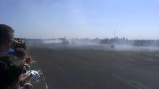 Sema Racing girl drift with white BMW E30 + BMW E34 V8 engine