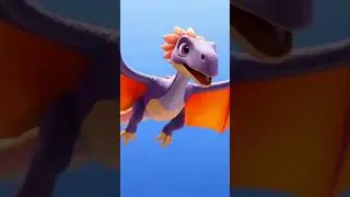 Colorful Dinosaurs Play Joyfully in a Lush Ca.mp4