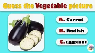 Fun Picture Quiz | Can You Guess the Vegetable?