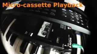 Getting Lo-Fi Sound with Micro Cassette