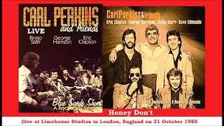 Carl Perkins, Ringo Starr - Honey Don't (Live at Limehouse Studios in London, UK on 21 October 1985)