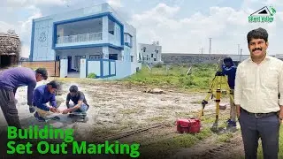 Building Marking ll Digital Survey II One Day Work in House Construction