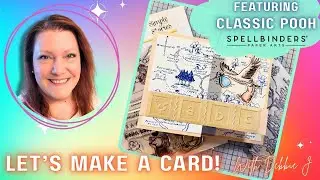 Part 1 | Classic Pooh Double Z-Fold Card | Let's make a card with Debbie J