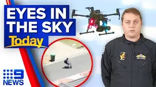 Police trialing drones to prevent and solves crimes | 9 News Australia