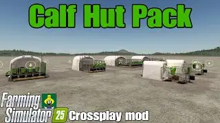Calf Hut Pack/мод кроссплея FS25