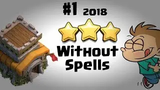 TOWN HALL (TH8) BEST WAR ATTACK STRATEGY EVER 2018 | TH8 3 STARS WITHOUT USING SPELLS CLASH OF CLANS