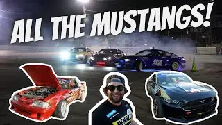 PIT WALK AND TALK - What Cars Are At The Biggest Mustang Drift Event?