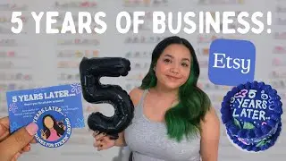 Small Business Journey 🌸 5-Year Reflection: Sales, Amazon Commissions + More