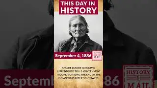 September 4, 1886 &ndash; Geronimo Surrenders