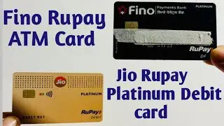 Jio Payment Bank Rupay Platinum Debit card Vs Fino Payment Bank Rupay Platinum Debit card !!