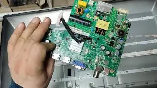 Ремонт телевизора Rolsen RL32D1508T2 / Нет изображения/ Замена подсветки / Доработка блока питания.