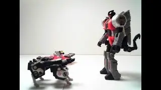 Transformers SIEGE Laserbeak & Ravage V.S Slash Stop-Motion